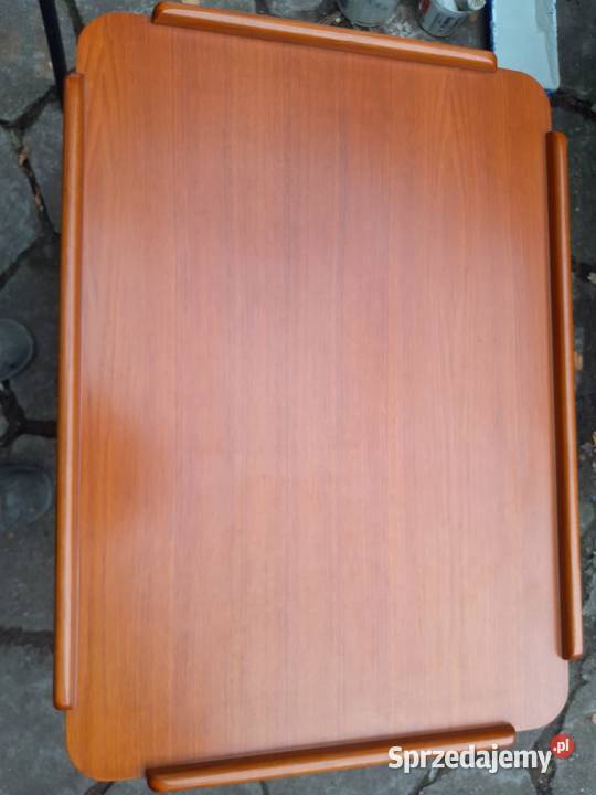 Jachtowy Teakowy Stolik z nogą Szczecin