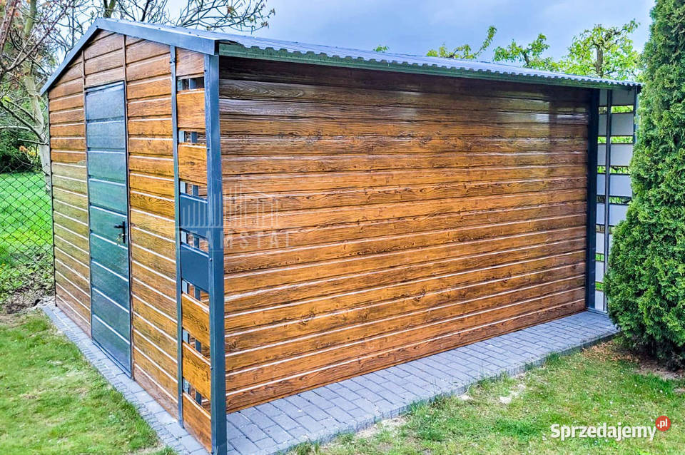 Schowek Domek Ogrodowy 25x25m Wiata 1m Drzwi małopolskie Kalwaria Zebrzydowska