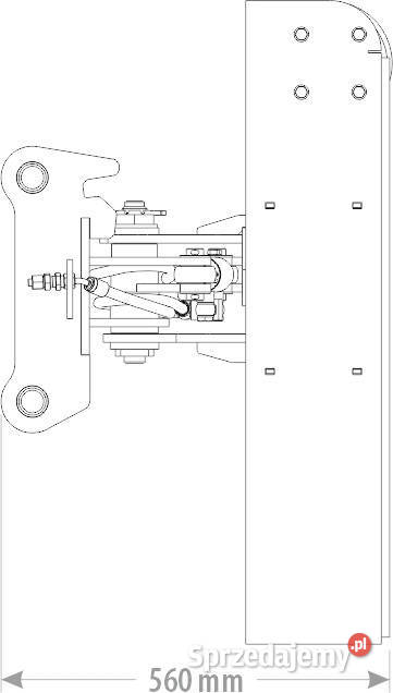 BELKA RÓWNAJĄCA NIWELUJĄCA HYDRAULICZNA 196T Kutno