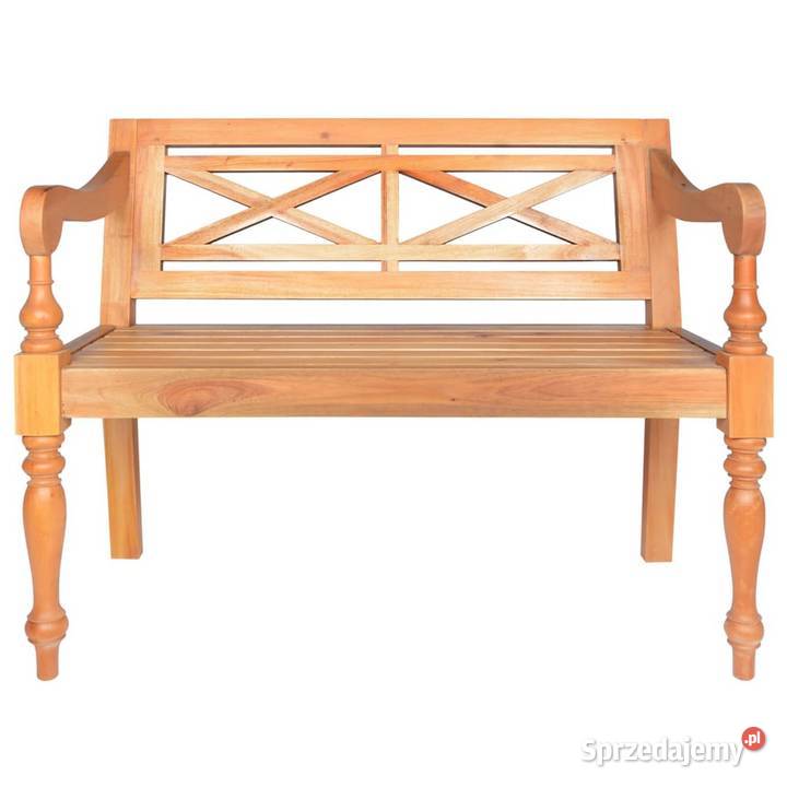 vidaXL Ławka Batavia lite drewno mahoniowe Warszawa