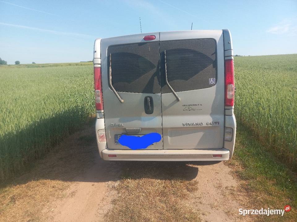 Opel vivaro niepełnosprawnego kierowcy winda Mońki