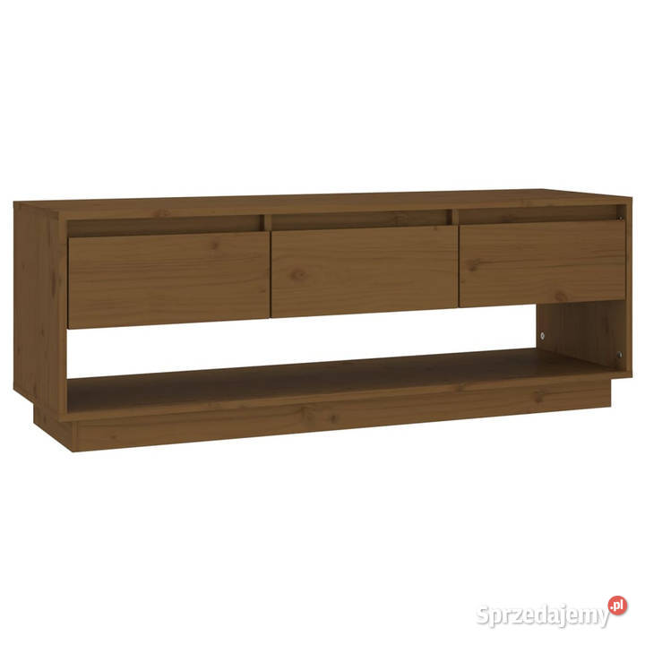 Szafka pod TV miodowy brąz 1105x34x40 lite mazowieckie