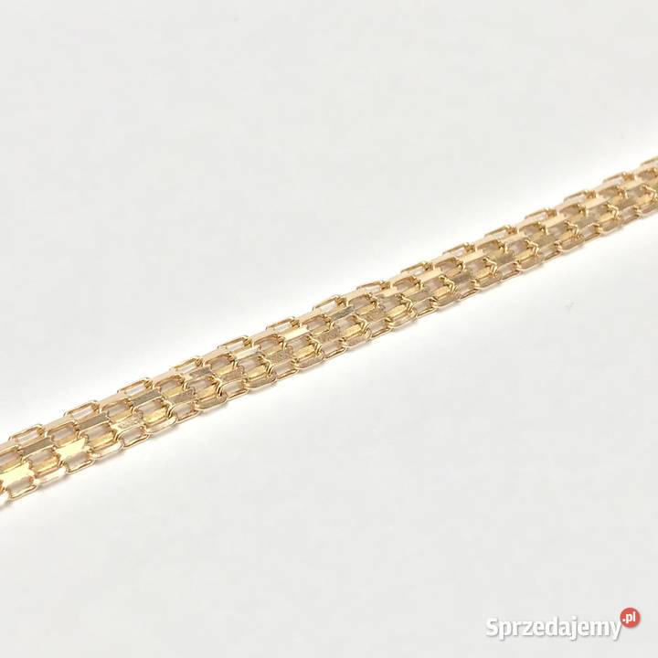Złoty ŁAŃCUSZEK naszyjnik 14K cudowny BISMARK 51 Warszawa