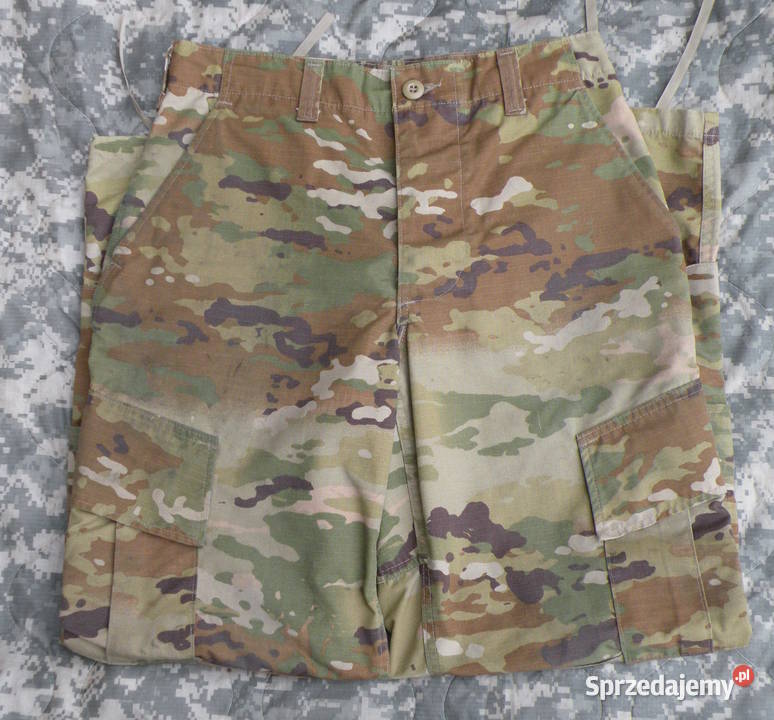 Spodnie ACU multicam ocp small short naprawiane Wrocław