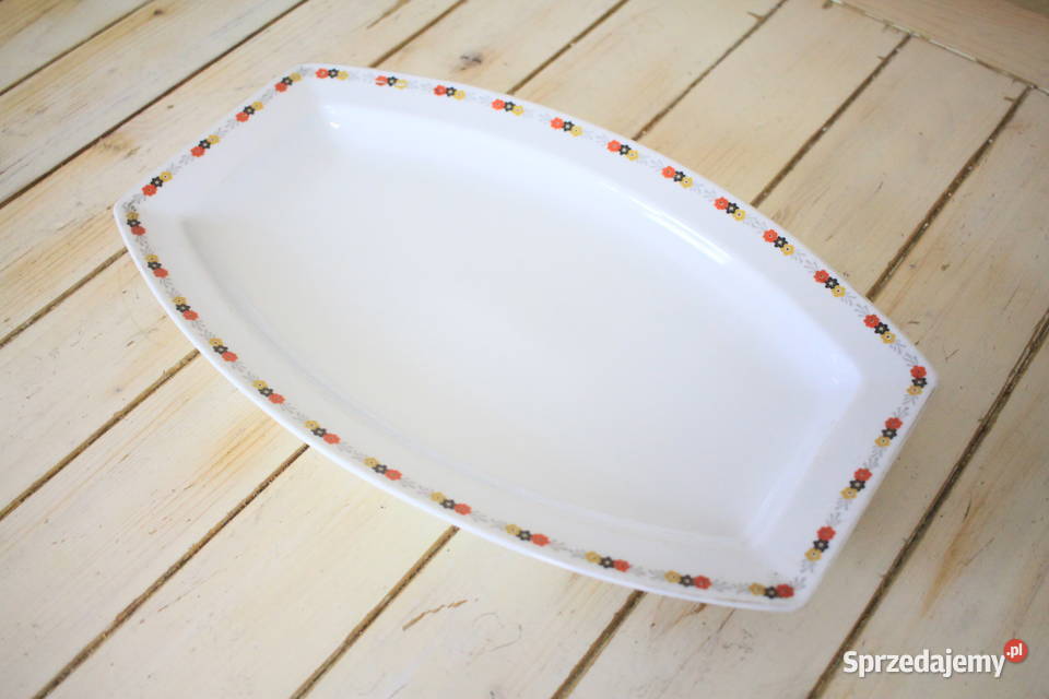 Ćmielów taca porcelanowa PIĘKNA Pszczyna
