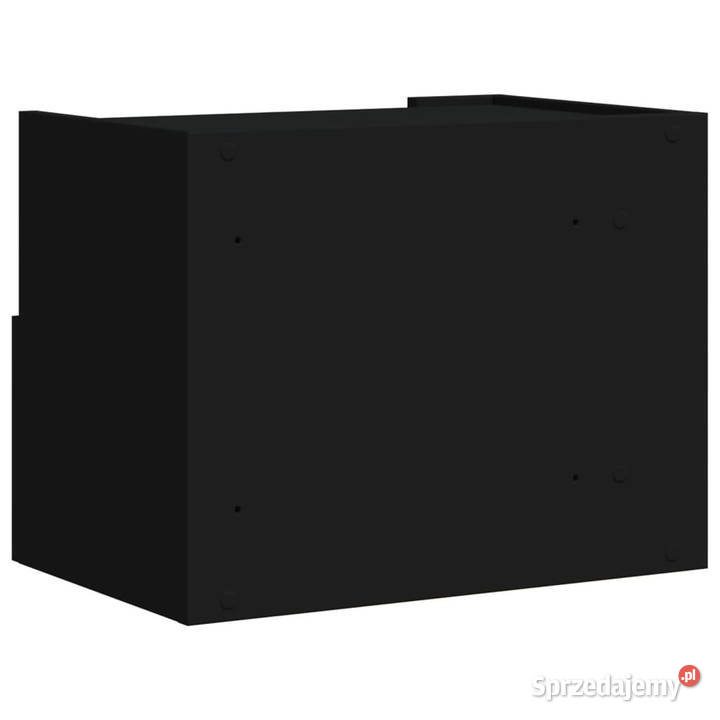 Wisząca szafka nocna czarna 45x30x35 WM848313 Warszawa