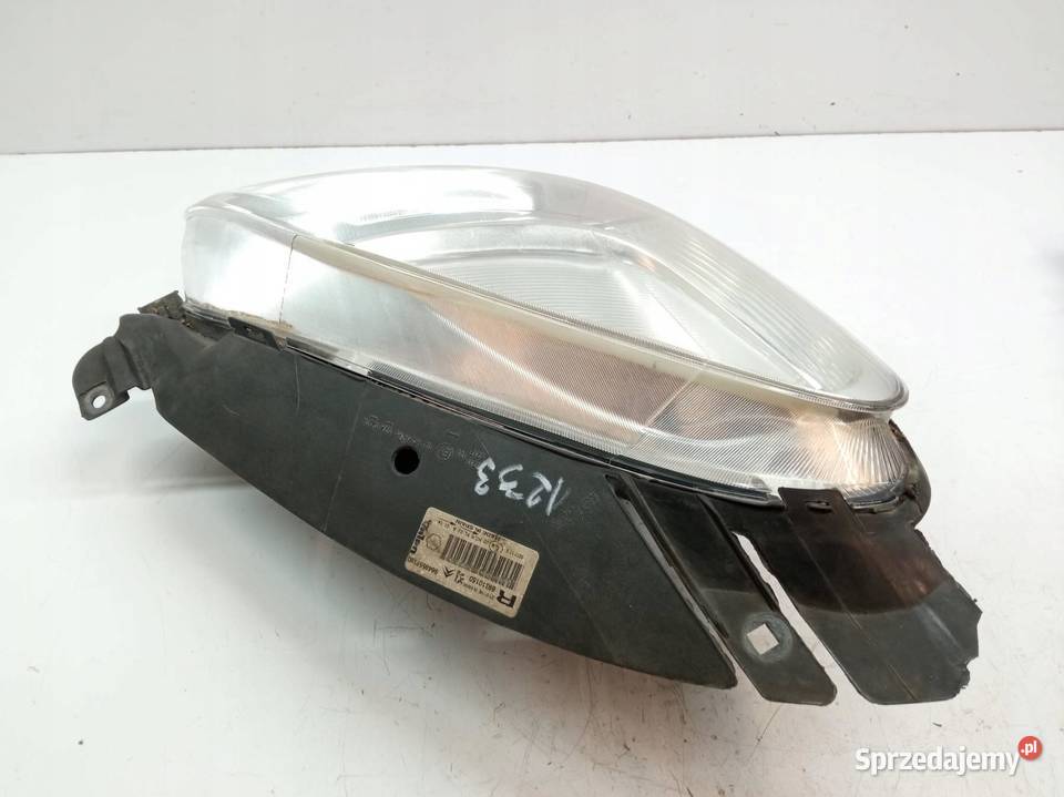 LAMPA PRZÓD PRAWA LIFT 9649557380 89310180 Rok produkcji 2006 Oświetlenie