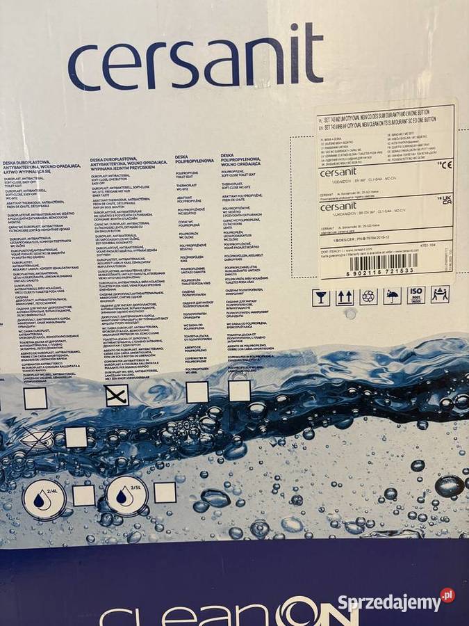 Nowa miska WC wisząca Cersanit City śląskie Mikołów