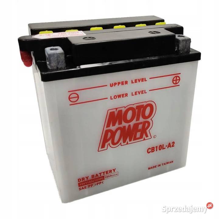 Akumulator motocyklowy MotoPower CB10LA2 YB10LA2 Łódź