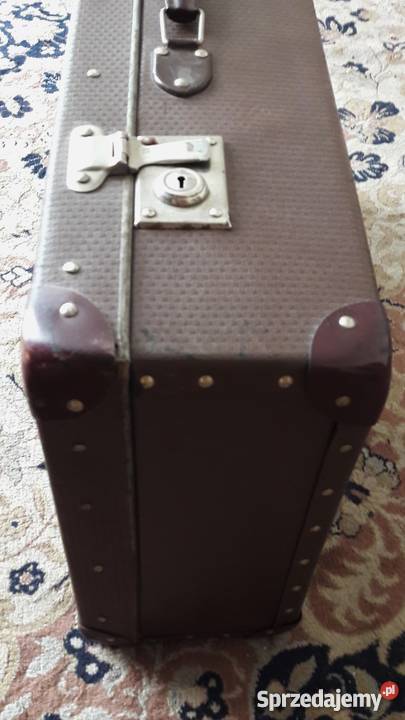 Stara walizka tekturowa Antyki, Sztuka, Kolekcje Warszawa sprzedam