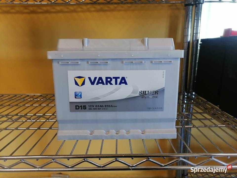 AKUMULATOR VARTA SilverD15 63Ah 610A Grudziądz akumulatory Chełmno