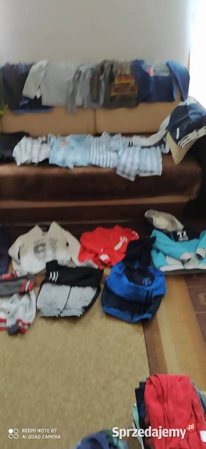 ubrania chłopięce rozmiar 110 116 paka ubrań 69 Komplety i zestawy wielkopolskie