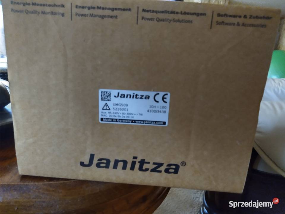Analizator parametrów sieci Janitza UMG 509 Zabezpieczenia i rozdzielnice Dom i Ogród świętokrzyskie Jarząbki