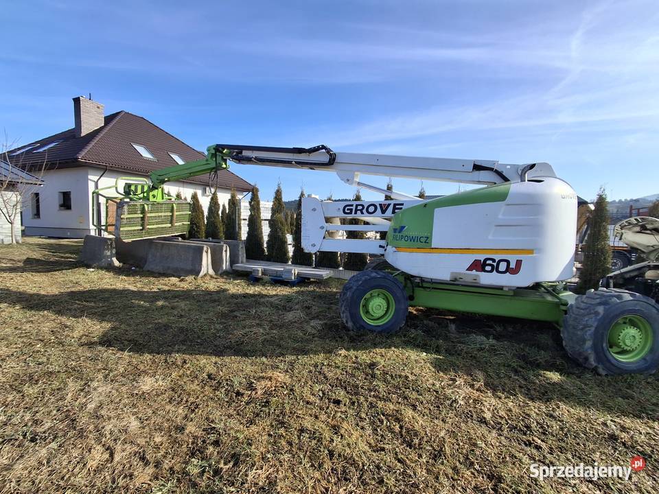 Zwyżka przegubowa koszowa GROVE A60J 4X4 CUMMINS sprzedam