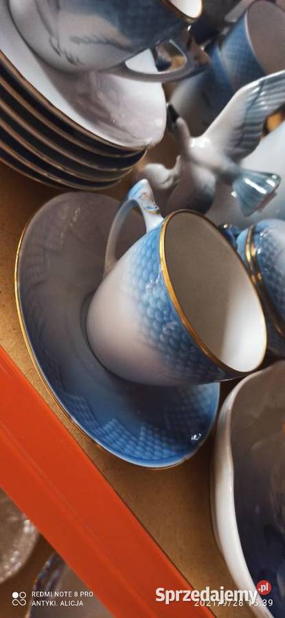 Filiżanka na podstawce Z mewami Royal Copenhagen Porcelana i szkło Porcelana i szkło Gdańsk sprzedam