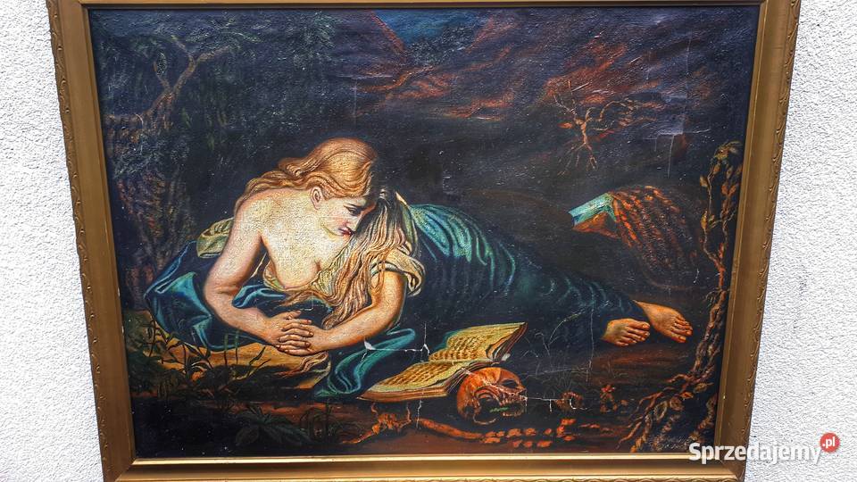 Obraz olejny płótno Lwówek Śląski