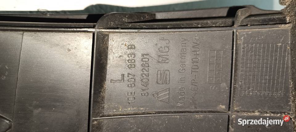 CUPRA BORN KRATKA ZDERZAKA LEWA PRZEDNIA PRZÓD Zderzaki Lubin