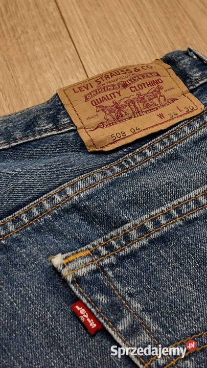 Levis 508 szorty jeansowe Levi's Łódź sprzedam