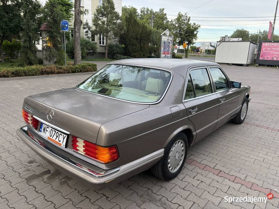 Mercedes W126 300SE 1990 BEZ RDZY Kalifornia Warszawa