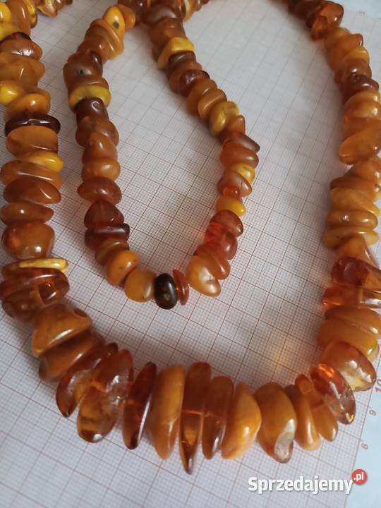 Naszyjnik Bursztyn Vintage 112gr Białystok