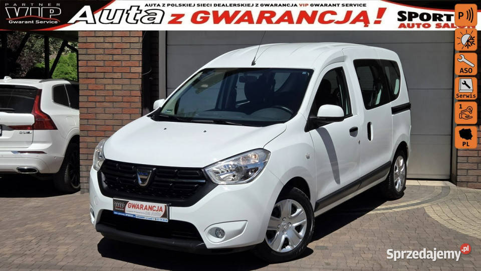 Dacia Dokker 31 16SCE 102 Laureate Salon Serwis biały Aleksandrów Łódzki