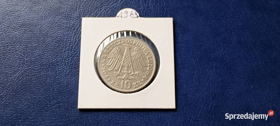 Stare monety 10 złotych 1964 KW skrętka PRL podkarpackie Lesko