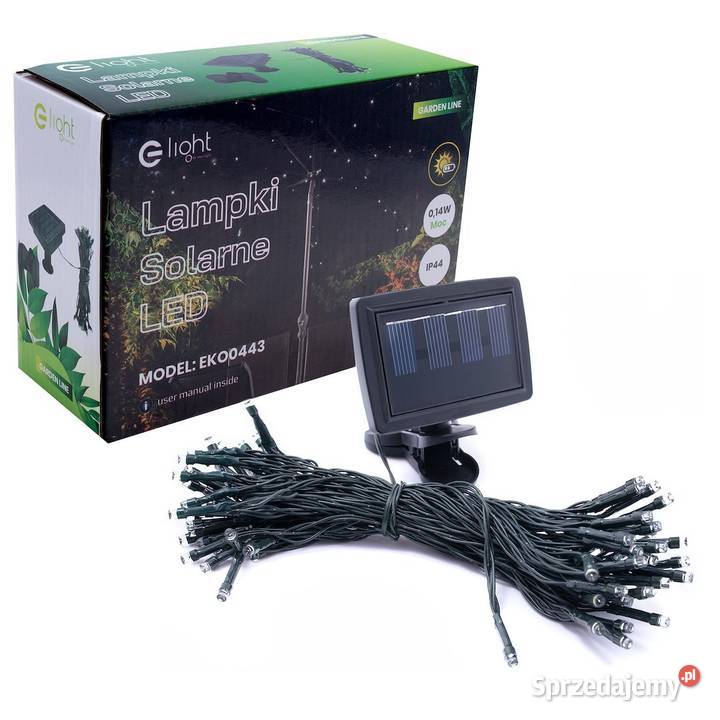 Lampa Solarna Pod Parasol Ogrodowy Starokrzepice