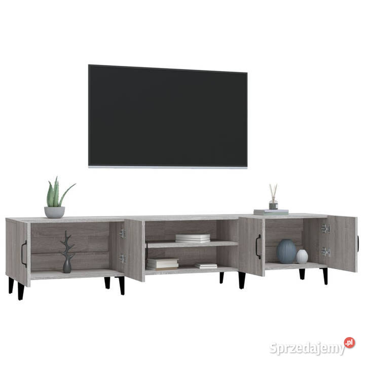 Szafka pod TV szary dąb sonoma 180x315x40 RTV