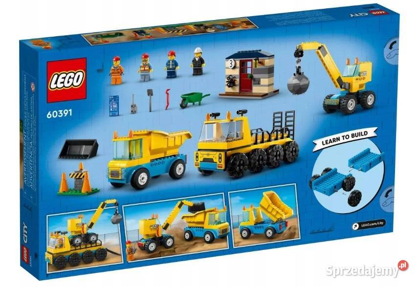 LEGO City 60391 Ciężarówki i dźwig z kulą Poznań