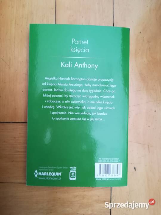 HARLEQUIN 1110 Portret Księcia Kali Anthony Stan Proza i poezja Łódź