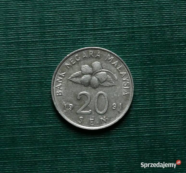 MALEZJA 20 senów 1991r