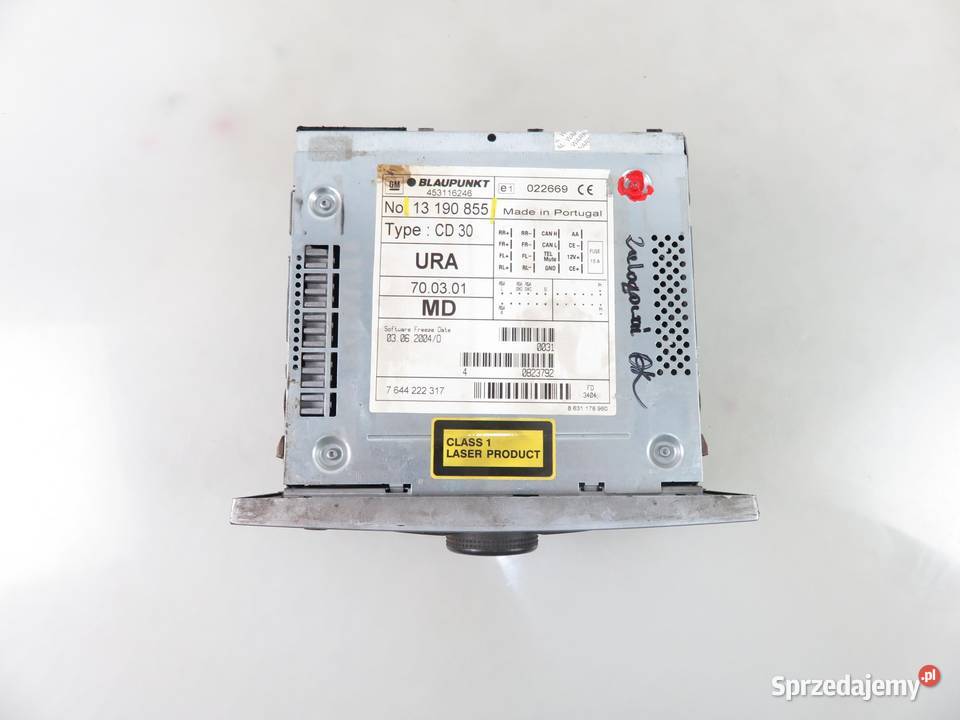 RADIO OPEL MERIVA A 13190855