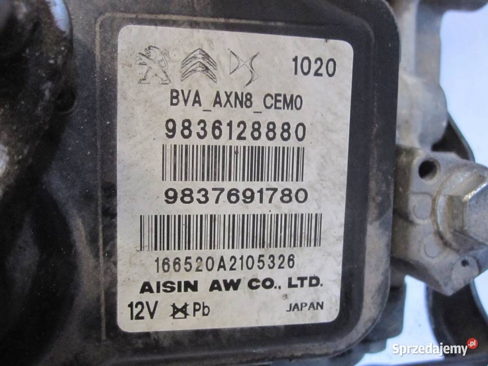 OPEL PEUGEOT CITROEN 12 THP 21R 20GTAS AWF8G30 Części samochodowe sprzedam