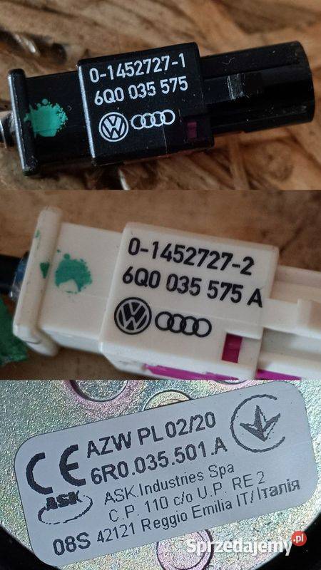 VW SKODA SEAT PODSTAWA STOPKA ANTENY DACHOWEJ Pozostałe Pleszew