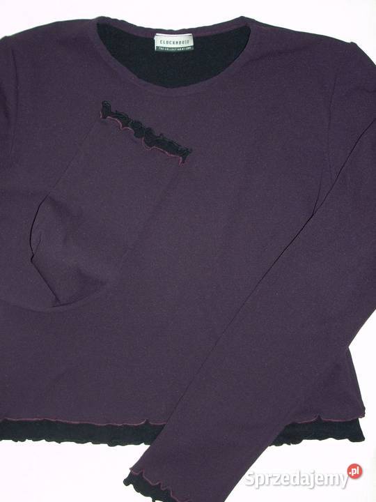 CA bakłażanowa Bluzka Podwójna 38 40 Rozmiar 40(L) Moda i Styl małopolskie Nowy Sącz