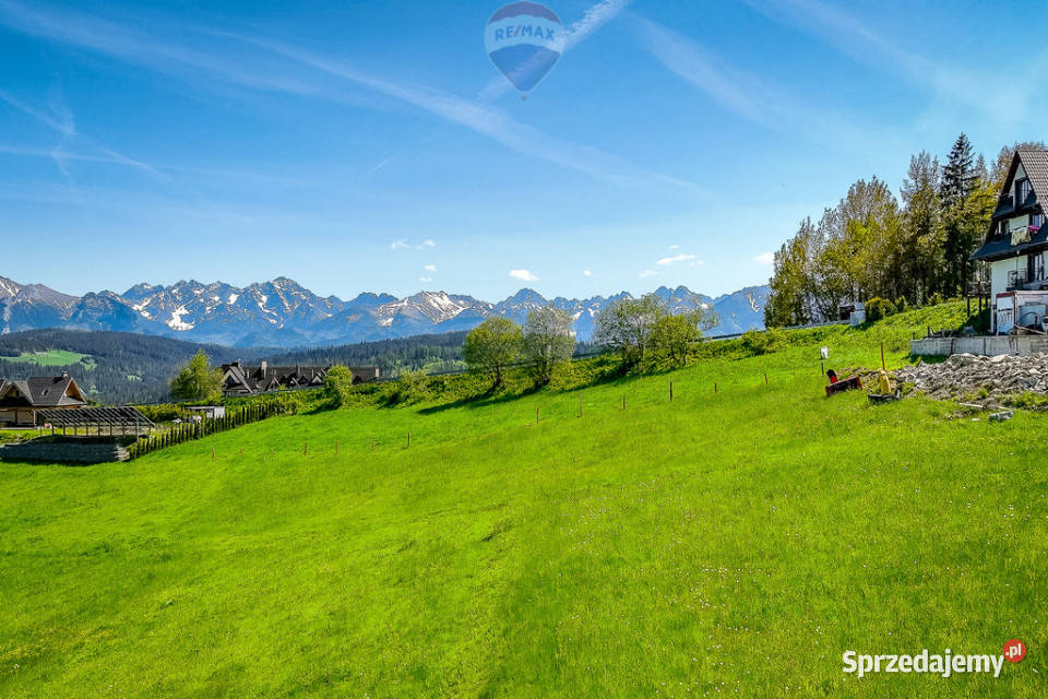 Działka inwestycyjna z widokiem na Tatry Gliczarów Górny sprzedam