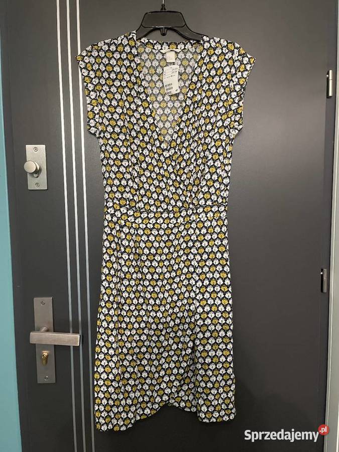 HM sukienka modny wzór hit viscoza nowa 3638 zachodniopomorskie sprzedam