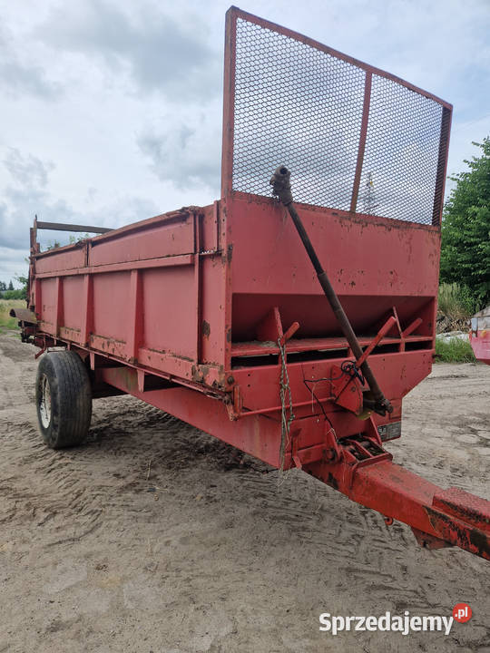 Rozrzutnik obornika J Gilibert RE 70 7 ton gruba uszkodzony Maszewo