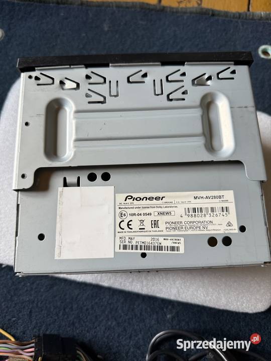 Radio samochodowe Pionier MVHAV280BT osobowe Mszana