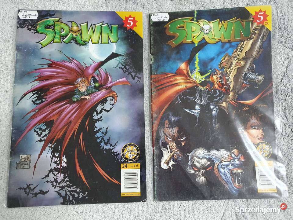 Spawn zestaw 5 komiksów TMSemic Mandragora Rok wydania 2003 Gdynia