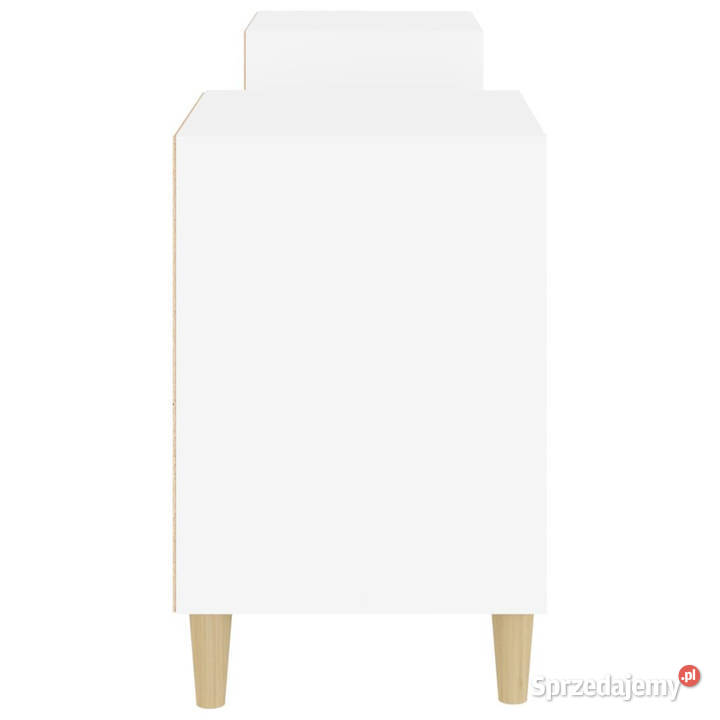 Szafka pod TV biała 80x36x50 materiał