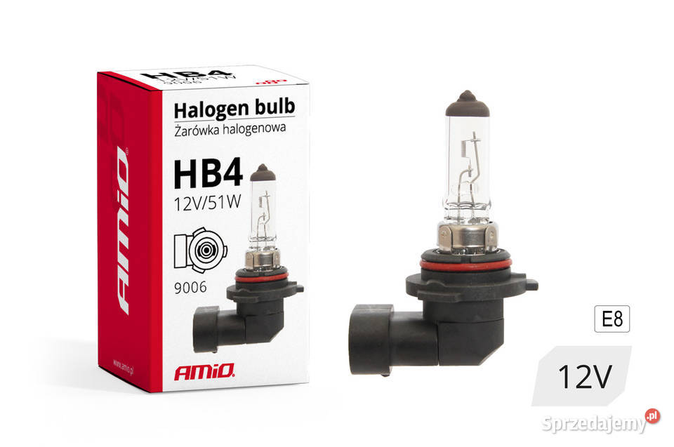 Żarówka halogenowa HB4 12V 51W 9006 AMIO