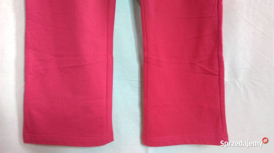 Spodnie damskie Dresowe r 38 różowe Bawełna NOWE Białystok