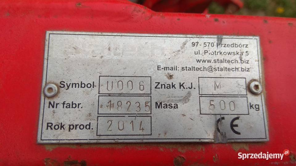 Pług Staltech 3x40 Wilczopole-Kolonia