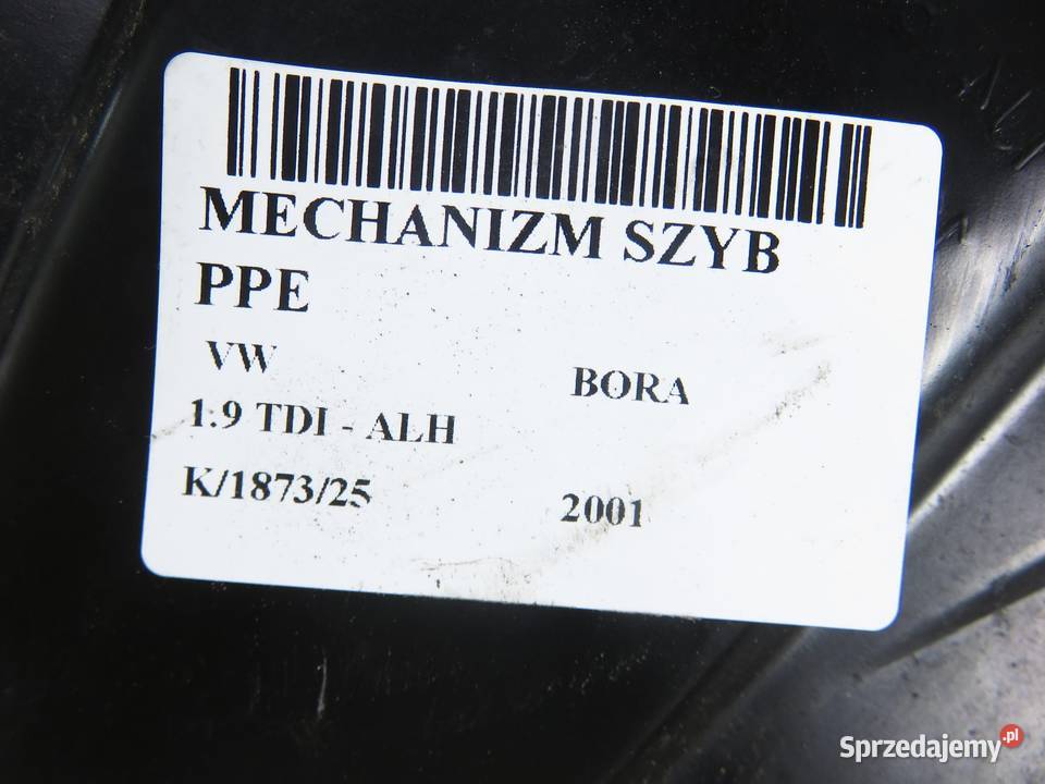 PODNOŚNIK SZYBY PRAWY PRZEDNI VW BORA 1J4837756B małopolskie sprzedam