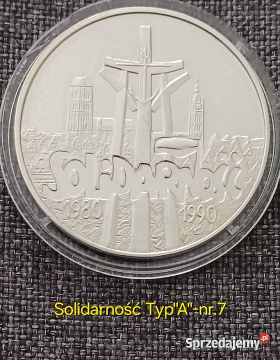 100 000 Solidarność 1990 r Typ A 7 Kolekcje wielkopolskie Konin