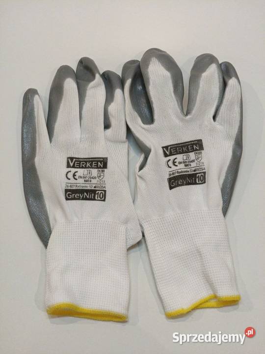 Rękawice powlekane nitrylem Verken GreyNit r Radom