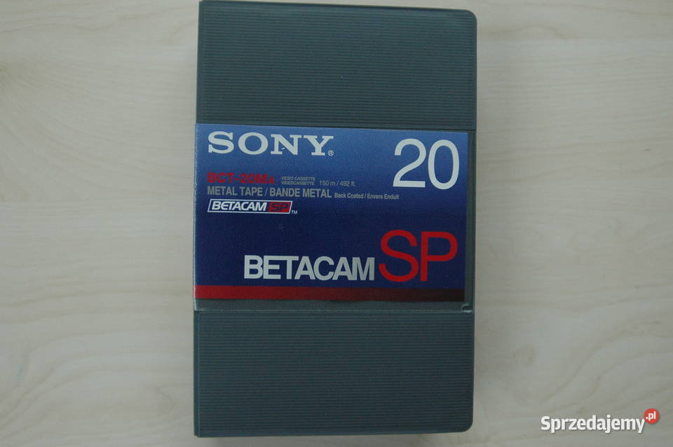 kaseta SONY Betacam SP20MA pomorskie Gdańsk