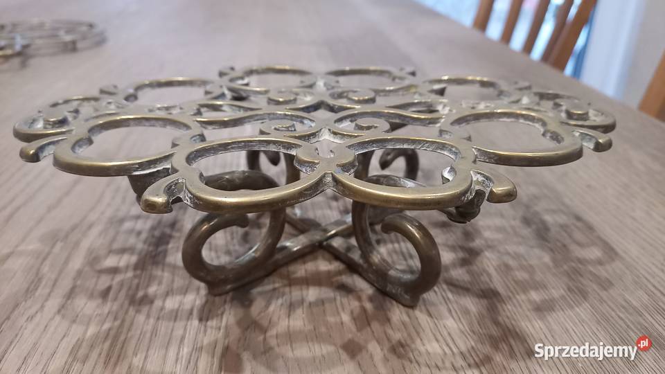 Podstawka mosiężna pod garnek żelazko Jabłka 681 inny kolor Gawroniec