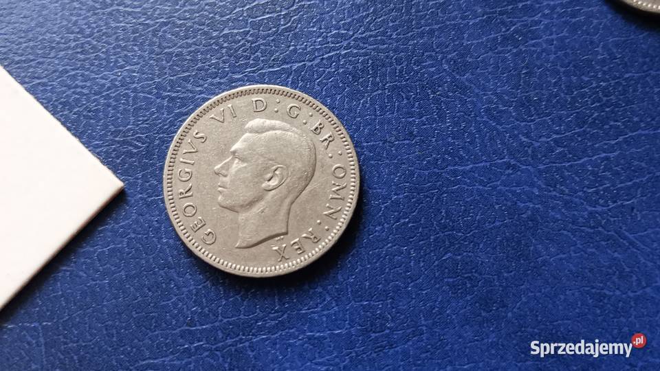 Stare monety 1 szyling 1949 Wielka Brytania Lesko sprzedam